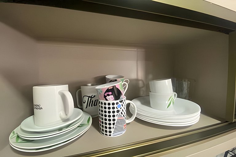 Apto beira-mar com piscina e vista paradisíaca