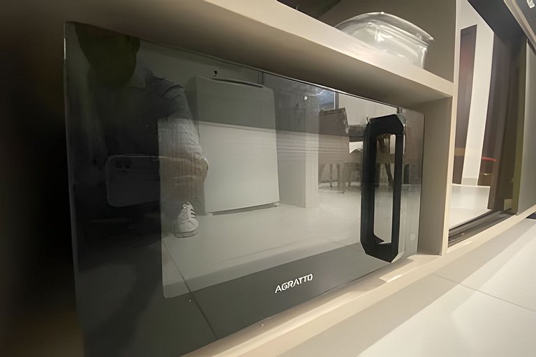 Apto beira-mar com piscina e vista paradisíaca