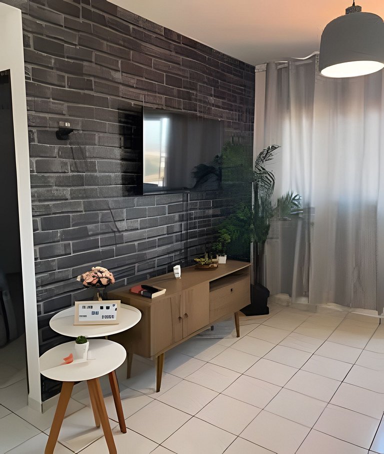 Apto Completo/aconchegante com 200mts do Mar