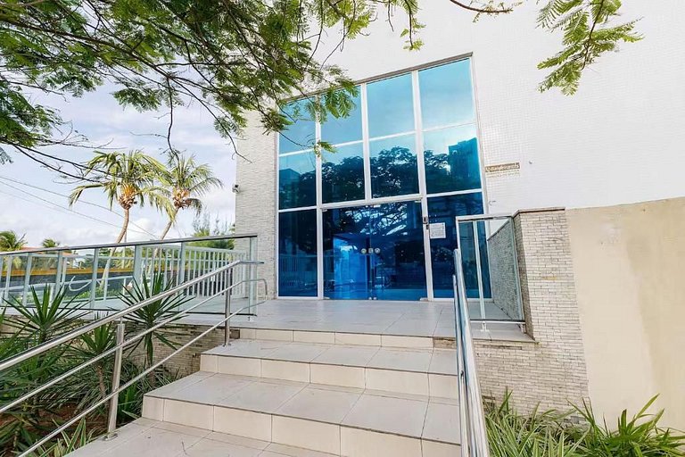 Apto Pé na Areia, Frente Mar 2 Quartos