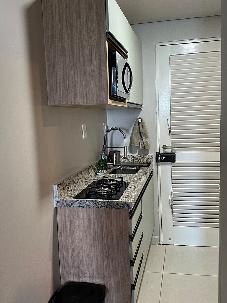 Apto Pé na Areia, Frente Mar 2 Quartos