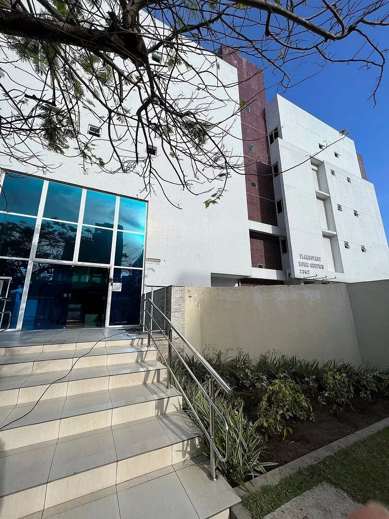 Apto Pé na Areia, Frente Mar 2 Quartos