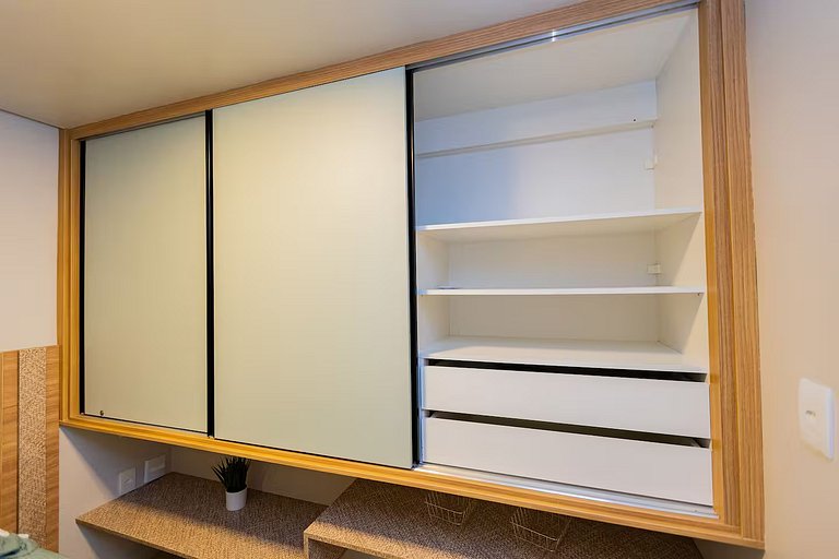 Apto Pé na Areia, Frente Mar 2 Quartos