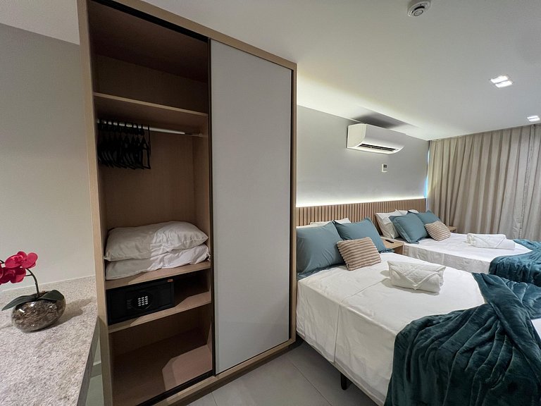 Flat com Vista Mar no Quality Suítes | Tambaú