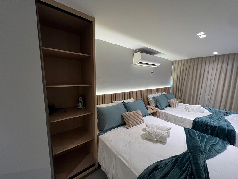 Flat com Vista Mar no Quality Suítes | Tambaú