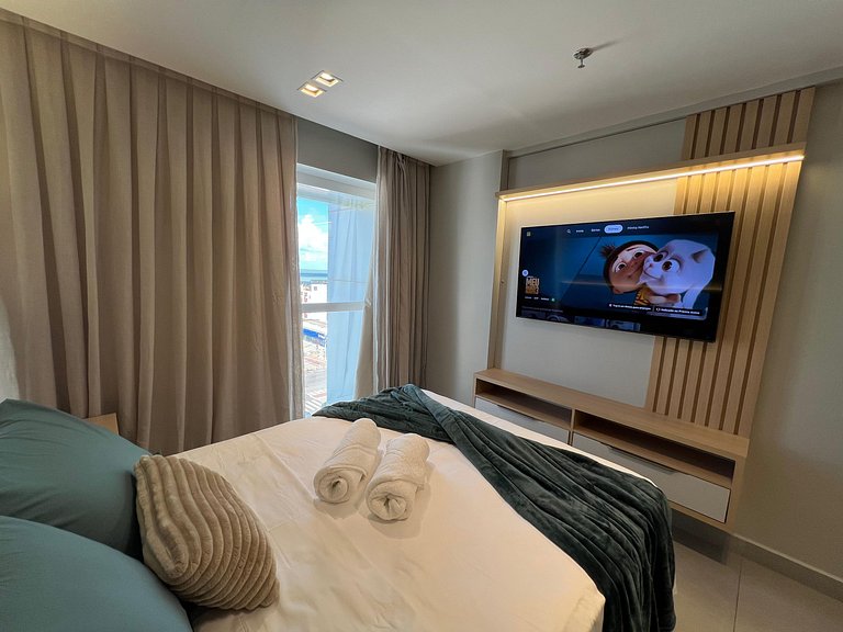 Flat com Vista Mar no Quality Suítes | Tambaú