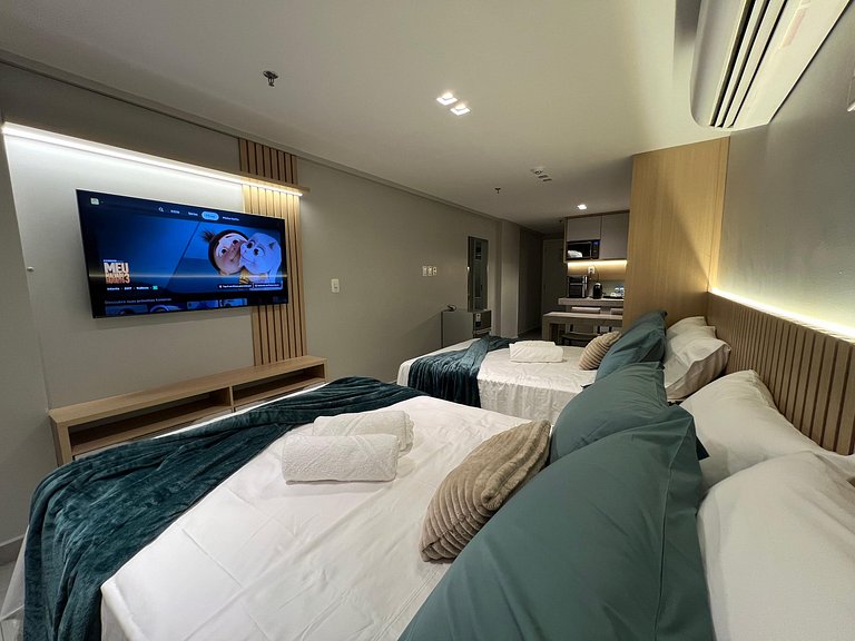 Flat com Vista Mar no Quality Suítes | Tambaú