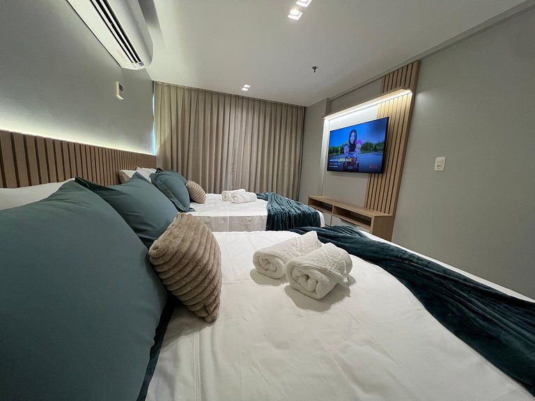 Flat com Vista Mar no Quality Suítes | Tambaú