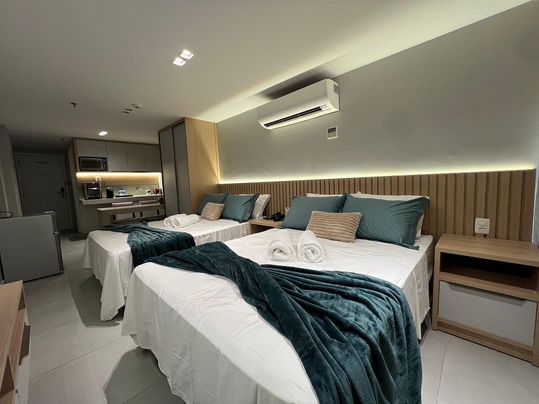 Flat com Vista Mar no Quality Suítes | Tambaú