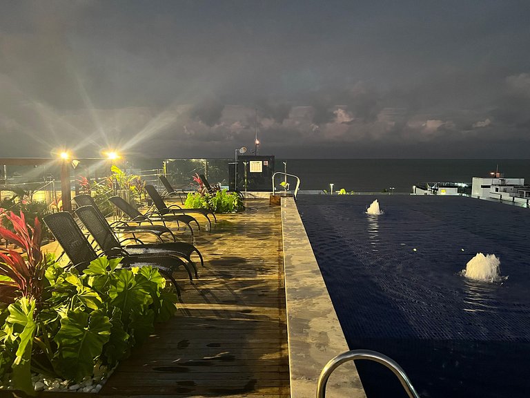 Flat com Vista Mar no Quality Suítes | Tambaú