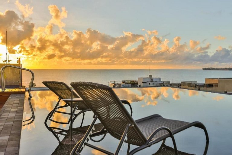 Flat com Vista Mar no Quality Suítes | Tambaú