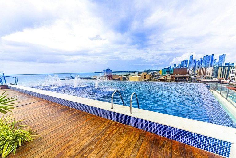 Flat com Vista Mar no Quality Suítes | Tambaú